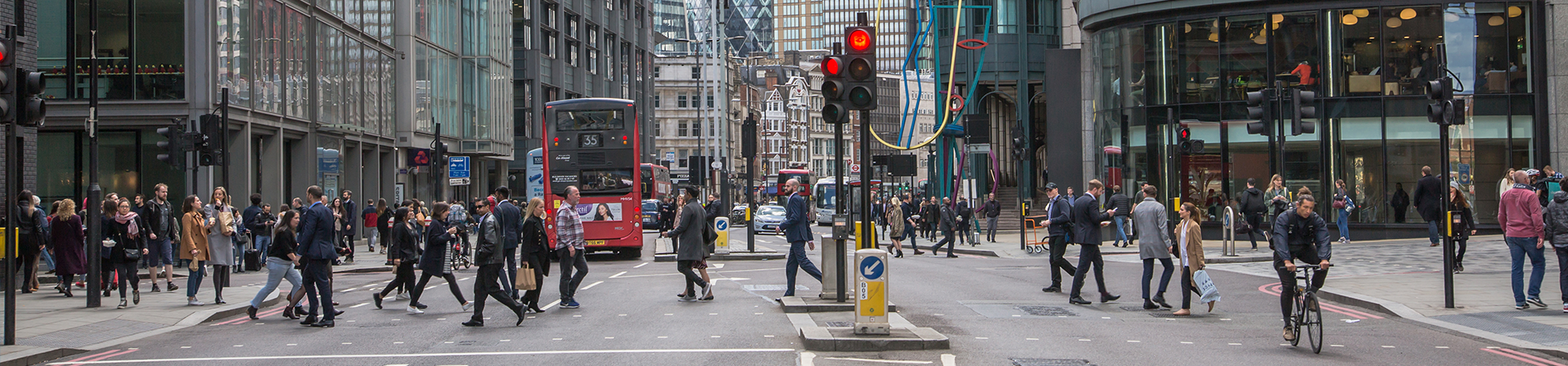 Busy london street