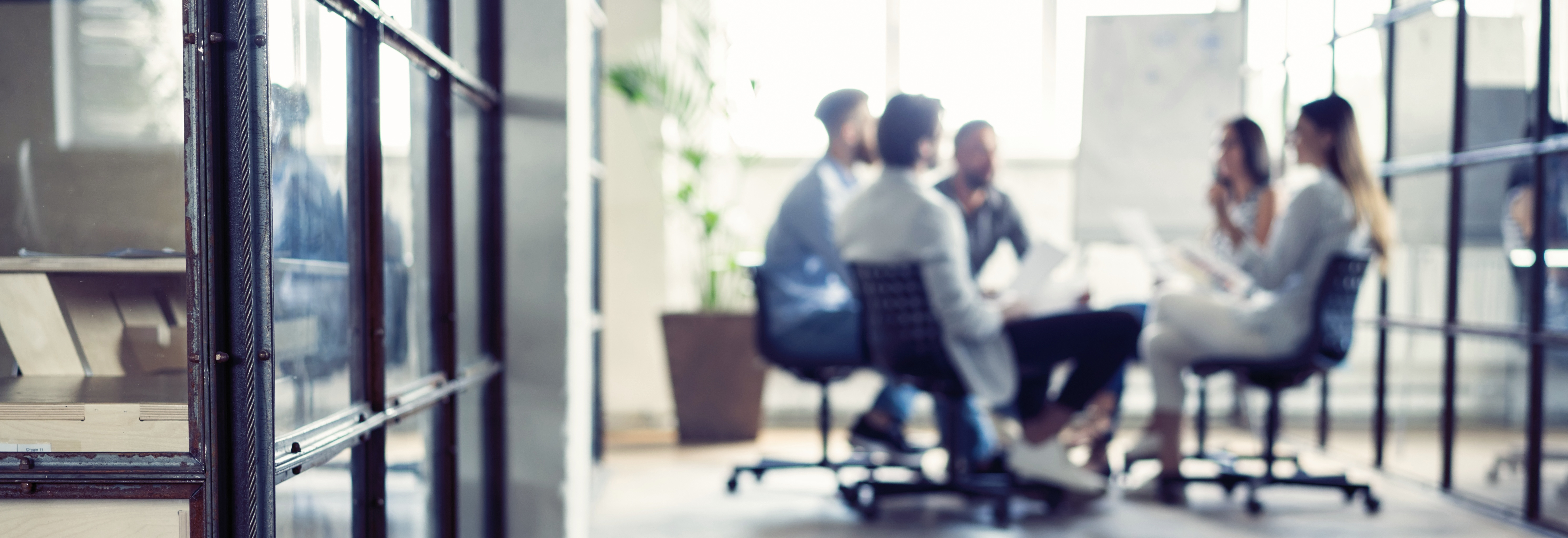 Image of people having a meeting