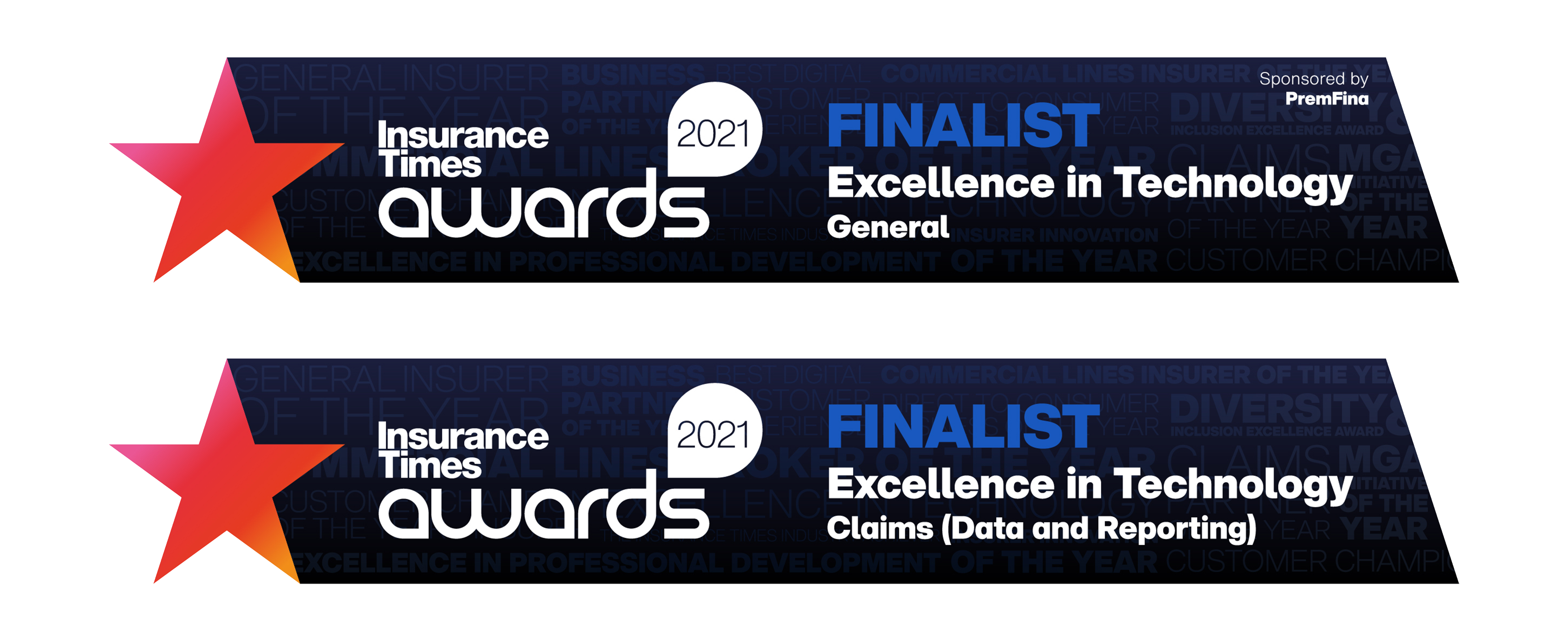 •	Excellence in Technology – Claims and Excellence in Technology – General